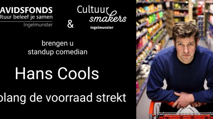 HANS COOLS - 13 December 2025 - 20.00 u - Deuren : 19u